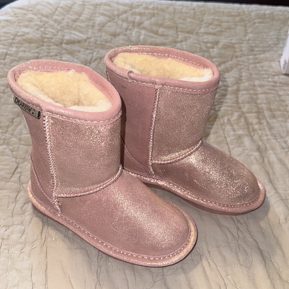 BearPaw Shoes Pink Glitter Bear Paw Boots 9 New Poshmark